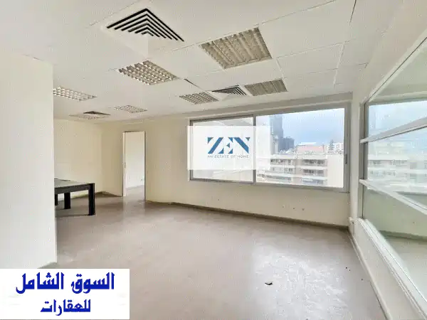 مكتب فاخر للايجار 160 متر مربع في قلب الأشرفية، بيروت...