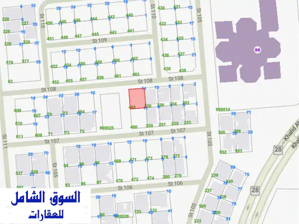 فرصة لا تعوض بالسلام ق1! 3 أراضي سكنية 500م² زوايا محول وقرب خدمات | كود 6546
