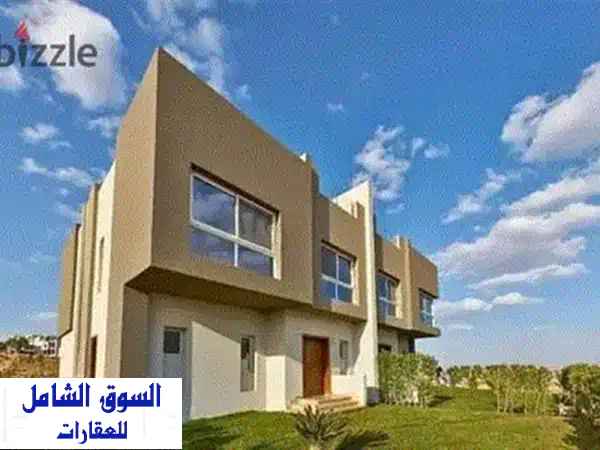 فرصة نادرة: امتلك اي فيلا 180م بحديقة 40م بأقل سعر في ماونتن فيو اي سيتي اكتوبر 5.5 مليون