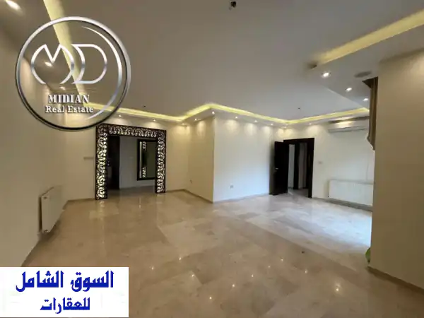 8186: رفاهية وسكينة بعبدون | شقة أرضية فخمة للإيجار 4 نوم، مدخل خاص، مثالية للدبلوماسيين