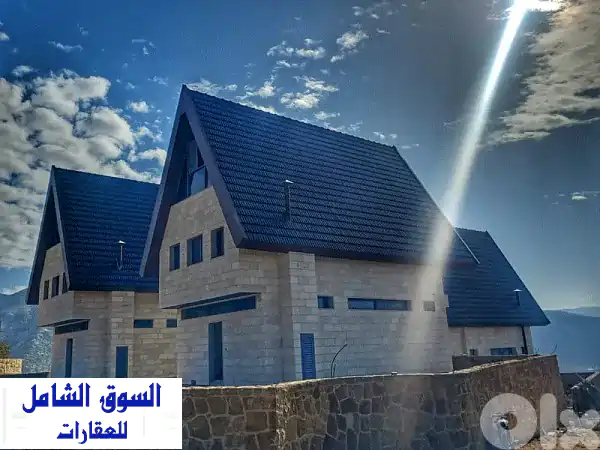 شاليهات فاخرة للبيع في اللقلوق | مشروع استثماري بتشطيبات راقية وإطلالة بانورامية خلابة - Golden Mark Real Estate