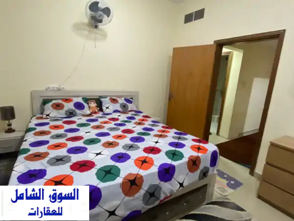 شقة للايجار مفروشة بالكامل: غرفة وصالة بالنعيمية 2...