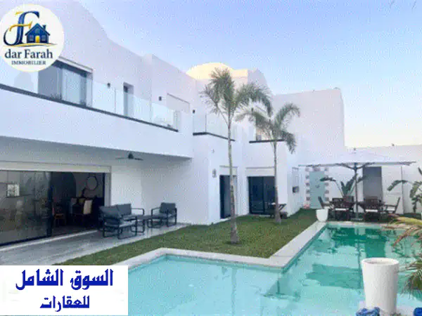 فيلا فاخرة للكراء بالحمامات: مسبح خاص، 4 أجنحة،...