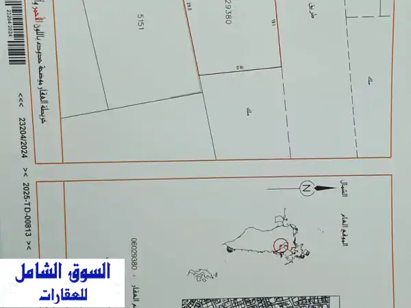 فرصة استثنائية: أرض زاوية للبيع في سند | 508م² بموقع...