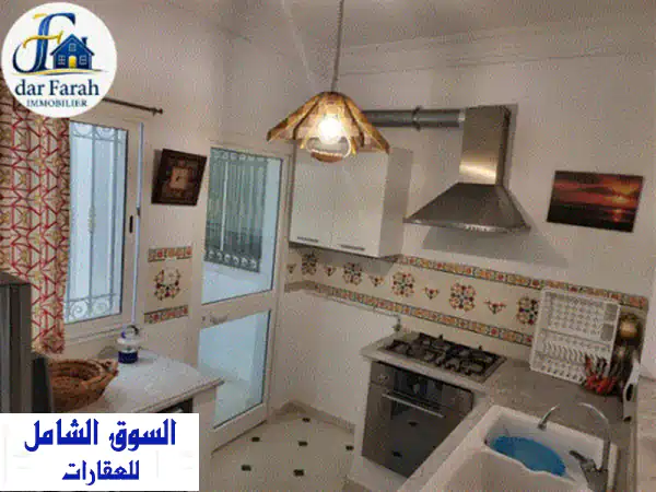 شقة أحلامك للكراء السنوي بالحمامات: طريق بئر بور قبة | تدفئة وتكييف