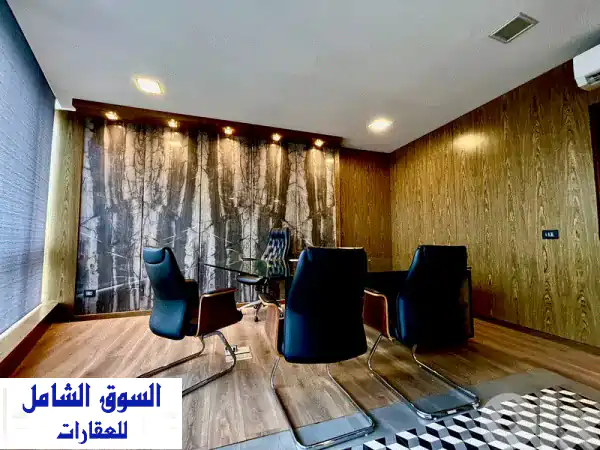 RAO264842: مكتب أحلامك المجهز بالكامل 107م² للإيجار...