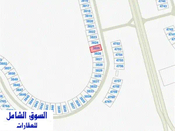 للبيع: أرضين متجاورتين في المرحلة الخامسة، صف أول من البحر، مساحة 590م، واجهة بحرية وخلفية 17م، رقم ...