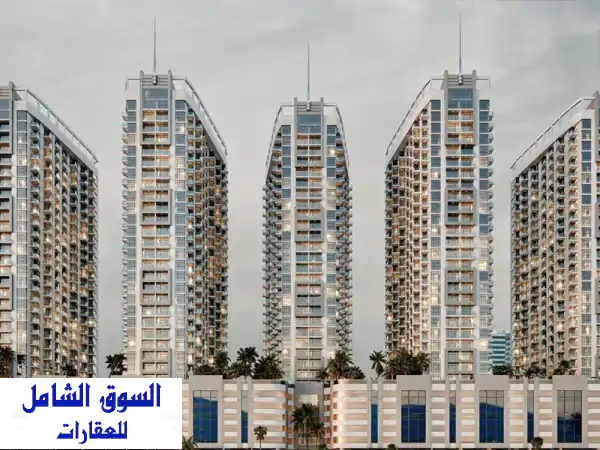 شقة غرفة وصالة للبيع في ajman creek towers  عجمان فرصة...