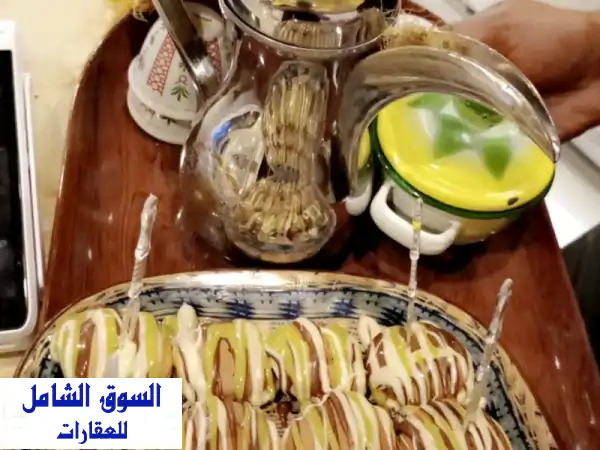 ديوانية مكونة من 9 غرف ومطبخ دور ثاني الموقع...