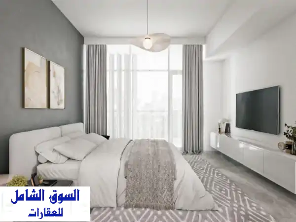 أقل من سعر المطور، شقة غرفة وصالة للبيع في...