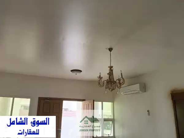 فيلا للإيجار في مدينة شخبوط مدخل خاص بمجمع مواقف داخلية وخارجيه حوش مكونة من صالة ومجلس رجالي ماستر ...