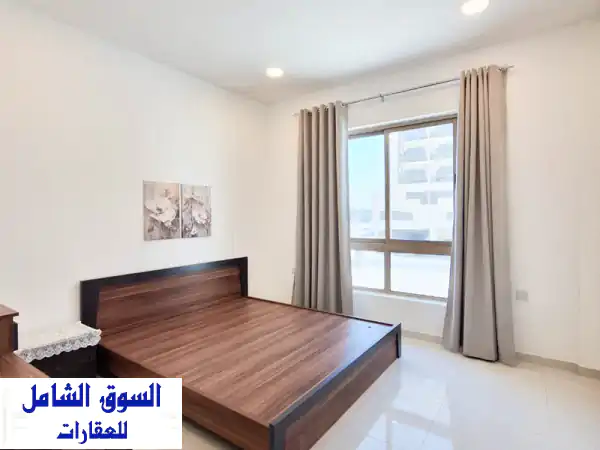 شقة جديدة مفروشة بالكامل للإيجار في منطقة البرهامة، بالقرب من مركز التسوق ewa. مواصفات الشقة غرفتا ...