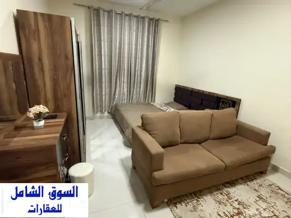 استوديو واسع للإيجار بالمويهات، عجمان | راحة...