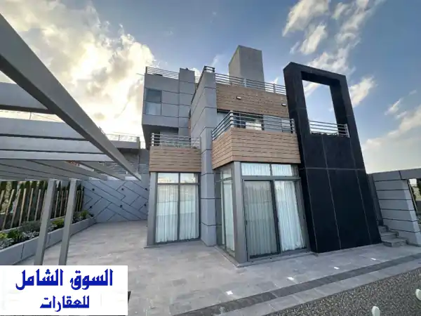 شاليه مودرن للبيع  تشطيبات فائقة الجودة...