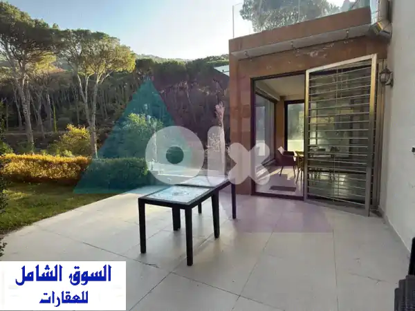 2 bedroom apartment+garden+view 4 sale in Kennebet Baabdatقنابة بعبدات