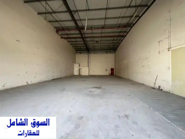 شبرة للإيجار في الصناعية 12 بمساحة 3200 قدم وسعر قابل للتفاوض، مناسبة للورش والأنشطة الصناعية ...