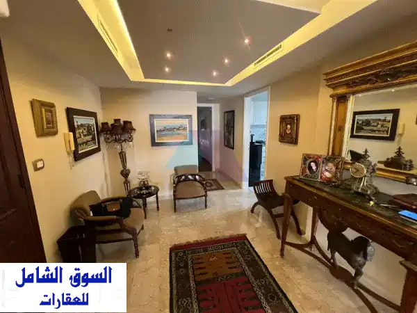 Furnished 220m2 apartment+sea view 4 sale in Haret Sakher  حارة صخر