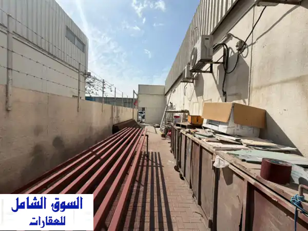 مصنع للإيجار بالصناعية 13 - 8000 قدم | موقع استراتيجي على الطريق الرئيسي