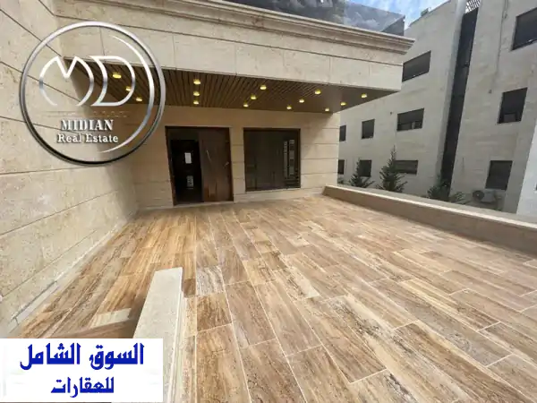 رقم الاعلان 9466 شقة أرضية جديدة للبيع خلدا...
