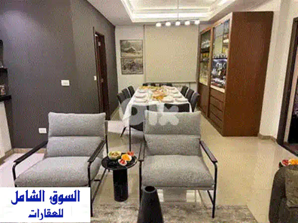 Furnished 220m2 apartment+sea view 4 sale in Haret Sakher  حارة صخر