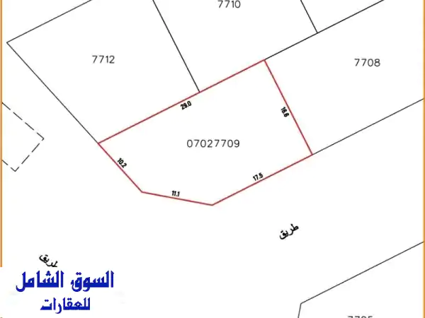 فرصة استثمارية ذهبية: أرض تجارية خدمية مميزة في...