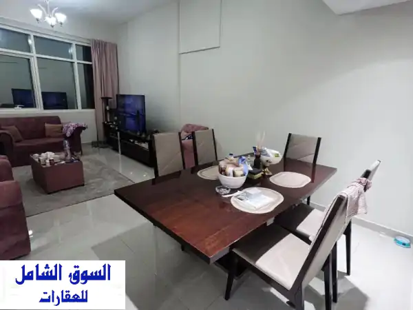 شقة للبيع فرصة استثمارية مميزة في جولف تاور شقة غرفتين وصالة مفروشة بالكامل، جاهزة مع دخل شهري ...