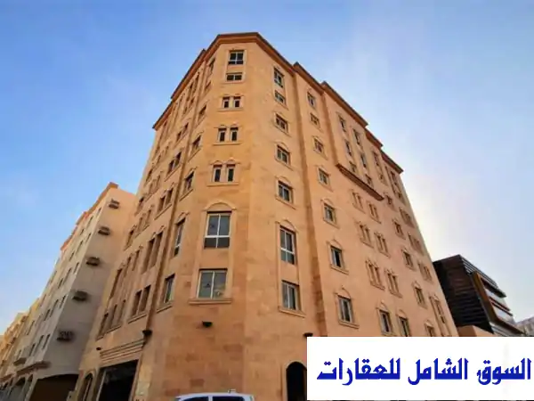 للإيجار شقق بعمارة منطقة ام غولينا غير مفروشة عائلي...