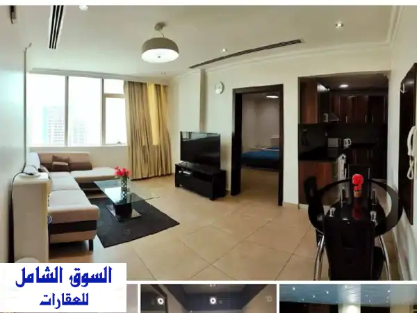 شقة مفروشة للإيجار في الجفير، مكونة من غرفة...