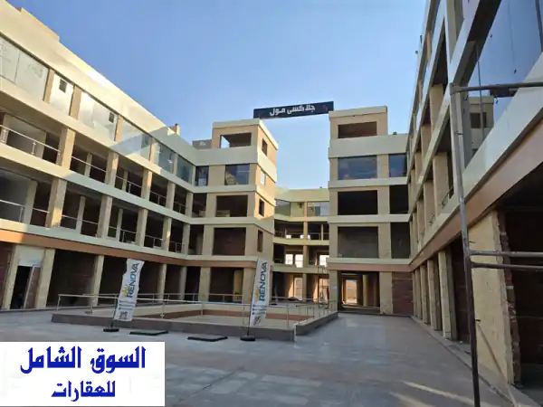 دوبلكس تجاري أرضي وأول للبيع فى حدائق أكتوبر فوري