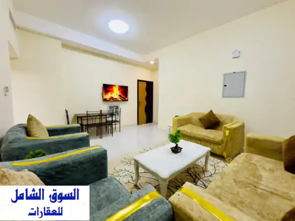 بدون عمولة  غرفة وصالة فرش جديد بالكامل وبناء جديد...