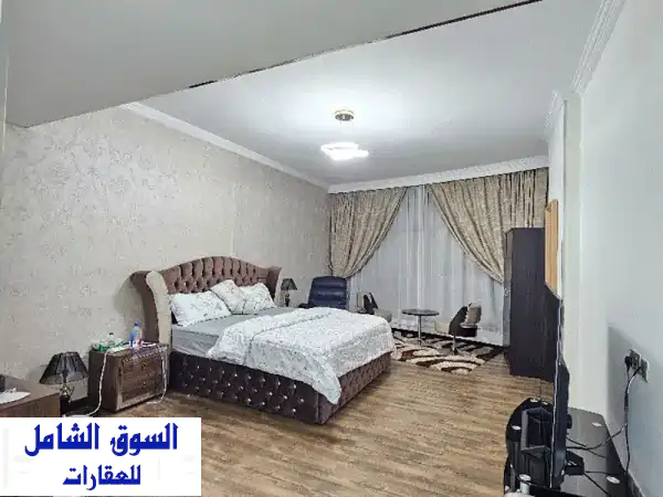 🏡 ملاذك الخاص في الجفير، البحرين! شقة فاخرة (تملك حر) غرفتين للبيع والإيجار - مفروشة بالكامل وخدمات متكاملة!