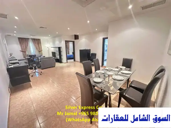 شقة مفروشة بالكامل للإيجار في المنقف غرفتا نوم مفروش الأحمدي