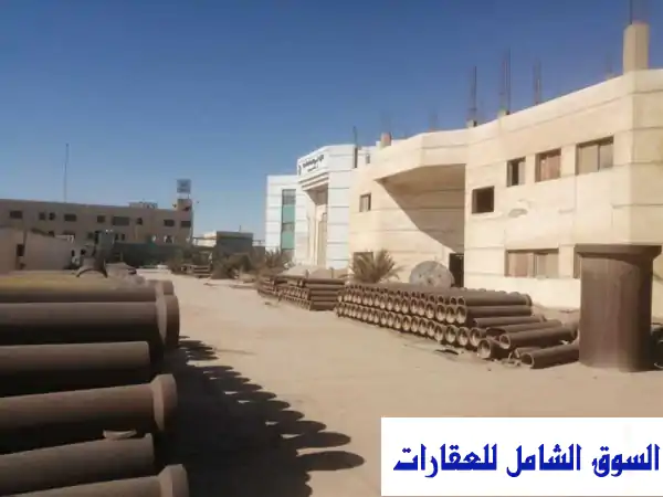 مصنع مواسير للبيع بكامل معداتة في المنطقة الصناعية 6 أكتوبر