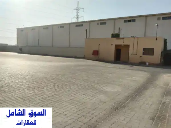 متاح للإيجار حوطة مسورة بالكامل في المنطقة الصناعية 18 في الشارقة بموقع مميز وسهل الوصول مساحة ...