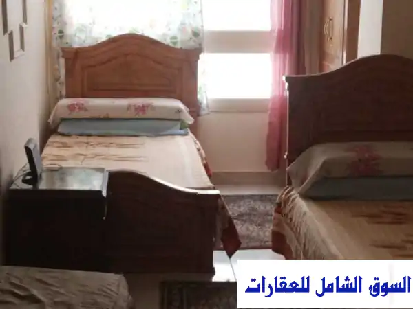 50 م ستوديو مفروش سبورتنج خطوات شارع ابوقير للإيجار...