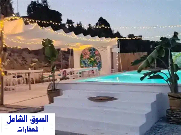 للبيع  عقار باطلالة جبلية  الحمامات في وادي...