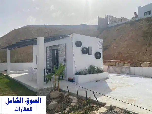 للبيع  عقار باطلالة جبلية  الحمامات في وادي الأسود، بئر بور قبة، على بعد 15 دقيقة من الحمامات، ...