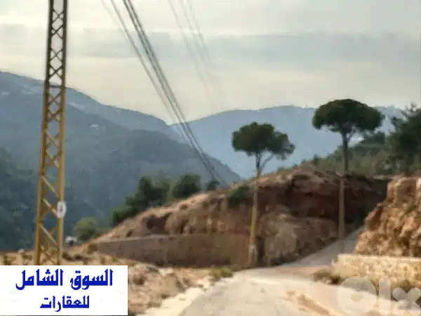 Land for Sale in Ouyoun Broumana 1618m2 ارض للبيع في العيون برمانا