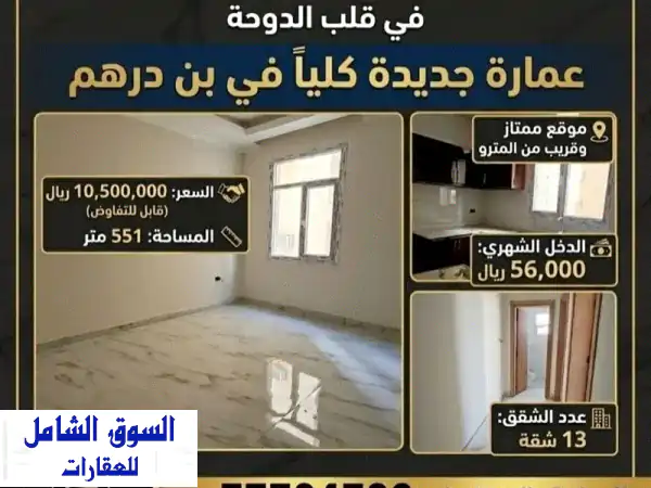 فرصة استثمارية ذهبية: عمارة سكنية جديدة للبيع في...