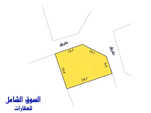 فرصة ذهبية: أرض سكنية زاوية (RA) للبيع في الرفاع/البحير...