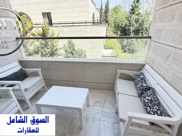 شقة فاخرة مفروشة للايجار في عبدون (شبه أرضي) |...
