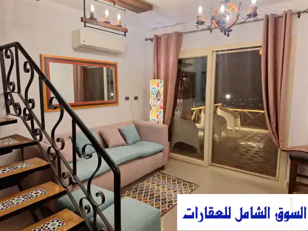 شالية ارضى واول اطلالة على البحر بقرية ستيلا سى...