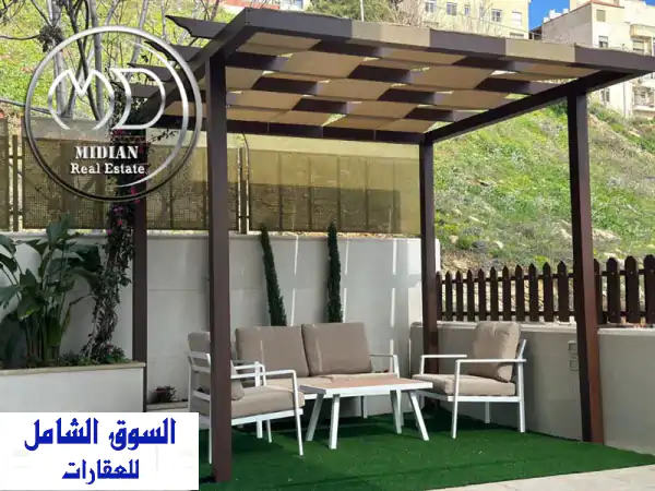 شقة مفروشة فاخرة للإيجار في عبدون | 120م + تراس 100م | مثالية للأجانب والسفارات