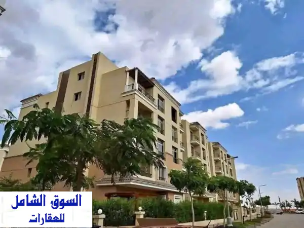 شقة للبيع 158 م + جاردن تقسيط ع 12 سنة فى سراى