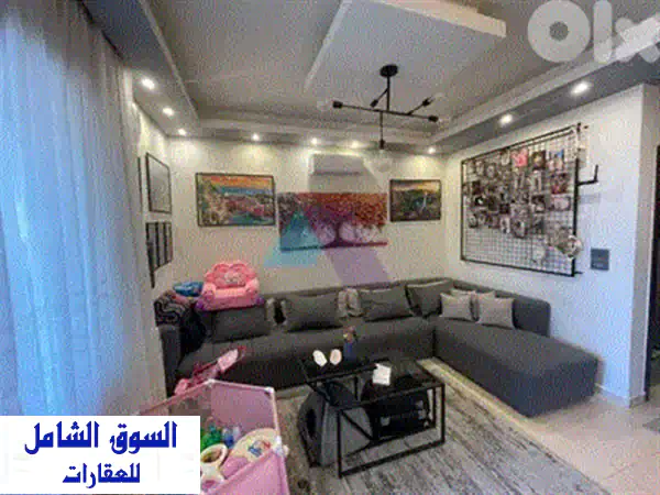 فرصة ذهبية: شقة شبه مفروشة 220م بإطلالة جبلية ساحرة للبيع في زوق مكايل | DY3316