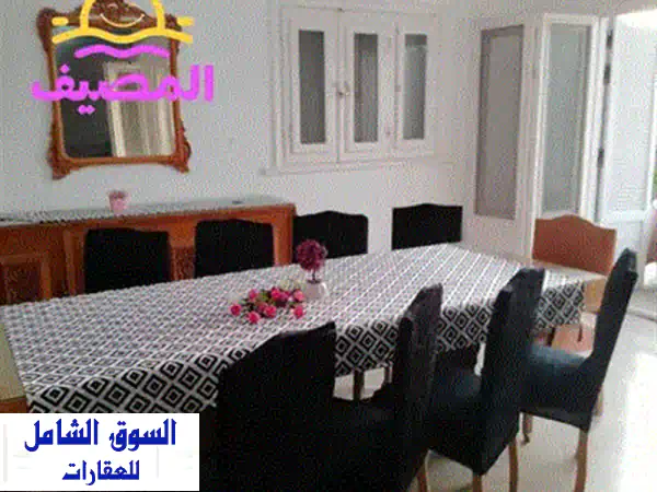 حصرياً للإيجار: فيلا فاخرة صف أول على البحر بقرية غرناطة الكيلو 56 - 6 غرف مكيفة | الساحل الشمالي