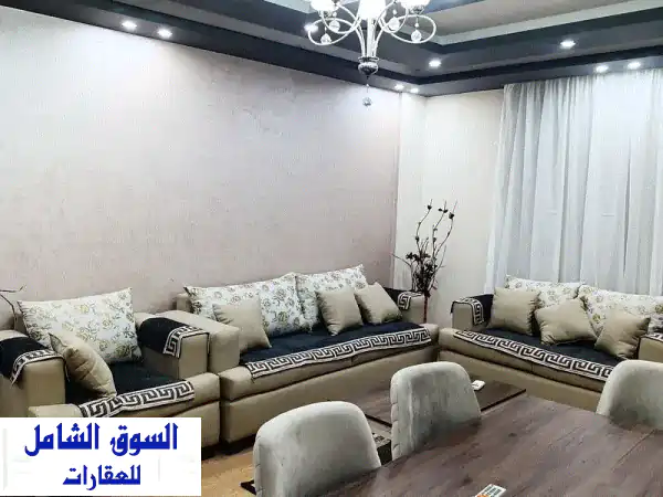 شقه للايجار مفروش في الرحاب بمساحه 90 متر فيو...