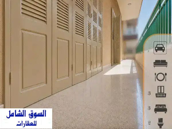 Zouk Mkayel  Prime 140 m² Rental Investment  3 Balconies  3 Bedrooms