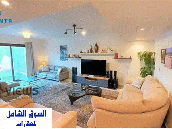 توين هاوس للبيع 500 م بحمام سباحة خاص مفروش بالكامل مراسي Marassi
