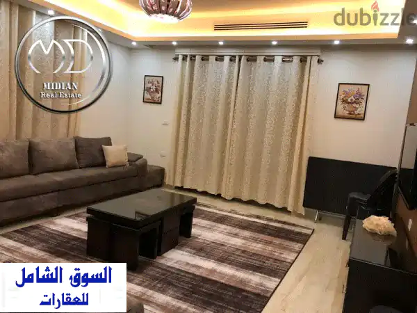 شقق مفروشة للايجار ام السماق مساحات 100 م تشطيبات و ديكورات فاخرة فرش